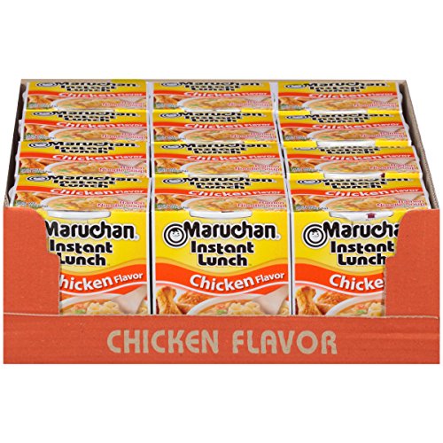 Maruchan Instant Lunch Chicken , Ramen Noodle Soup, Microwaveable Meal, 2.25 Oz, 12 Count