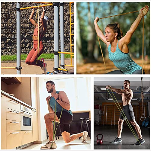 VEICK Resistance Bands for Working Out, Exercise Bands, Workout Bands, Pull Up Assistance Bands, Long Heavy Stretch Bands Set for Men and Women, Power Weight Gym at Home Fitness Equipment
