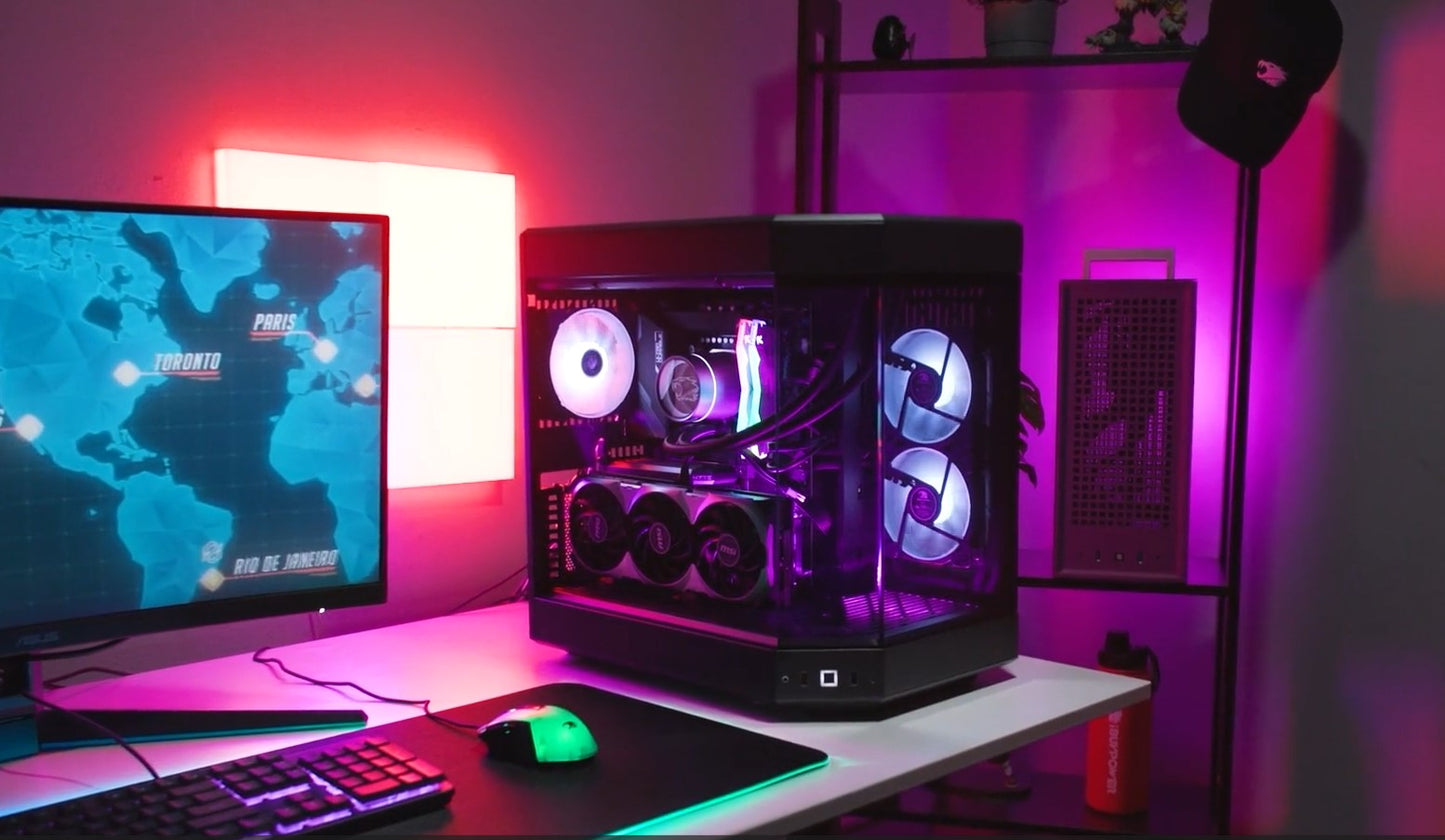 iBuyPower Pro Y60 Gaming PC Computer Desktop Y60BI9N4701 (Intel i9-13900KF 3.0 GHz, Nvidia GeForce RTX 4070 12GB, 32 GB 5200 MHz DDR5 RAM, 1TB NVMe SSD, WiFi Ready, Windows 11 Home),Black