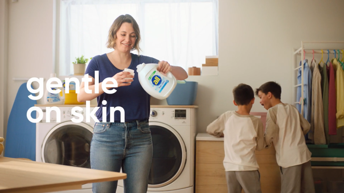 all Liquid Laundry Detergent, Free Clear for Sensitive Skin, Unscented and Hypoallergenic, 2X Concentrated, 110 Loads