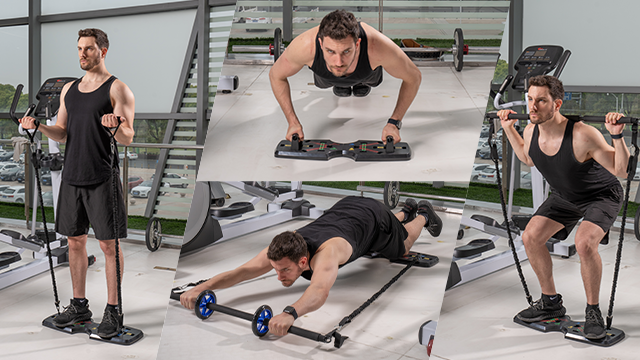 AERLANG Push Up Board, Portable Multi-Function Foldable 10 in 1 Push Up Bar, Push up Handles for Floor,Professional Push Up Strength Training Equipment