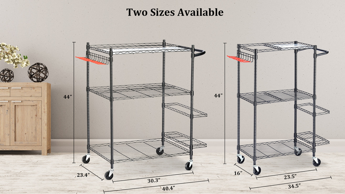 Yoga Mat Storage Rack, Home Gym Workout Equipment Storage Rack, Cart for Organizing Workout Room, Organizer Yoga Equipment Dumbbell Kettlebells Home Gym Storage Rack with Hooks and Wheels