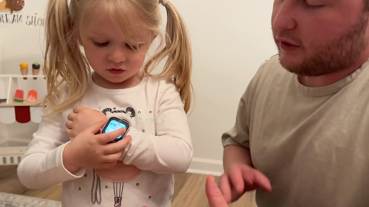 HD Touchscreen Smartwatch for Girls Ages 5-12 - With 26 Games, Video Camera, Music, Pedometer and More - Fun Educational Birthday Gift