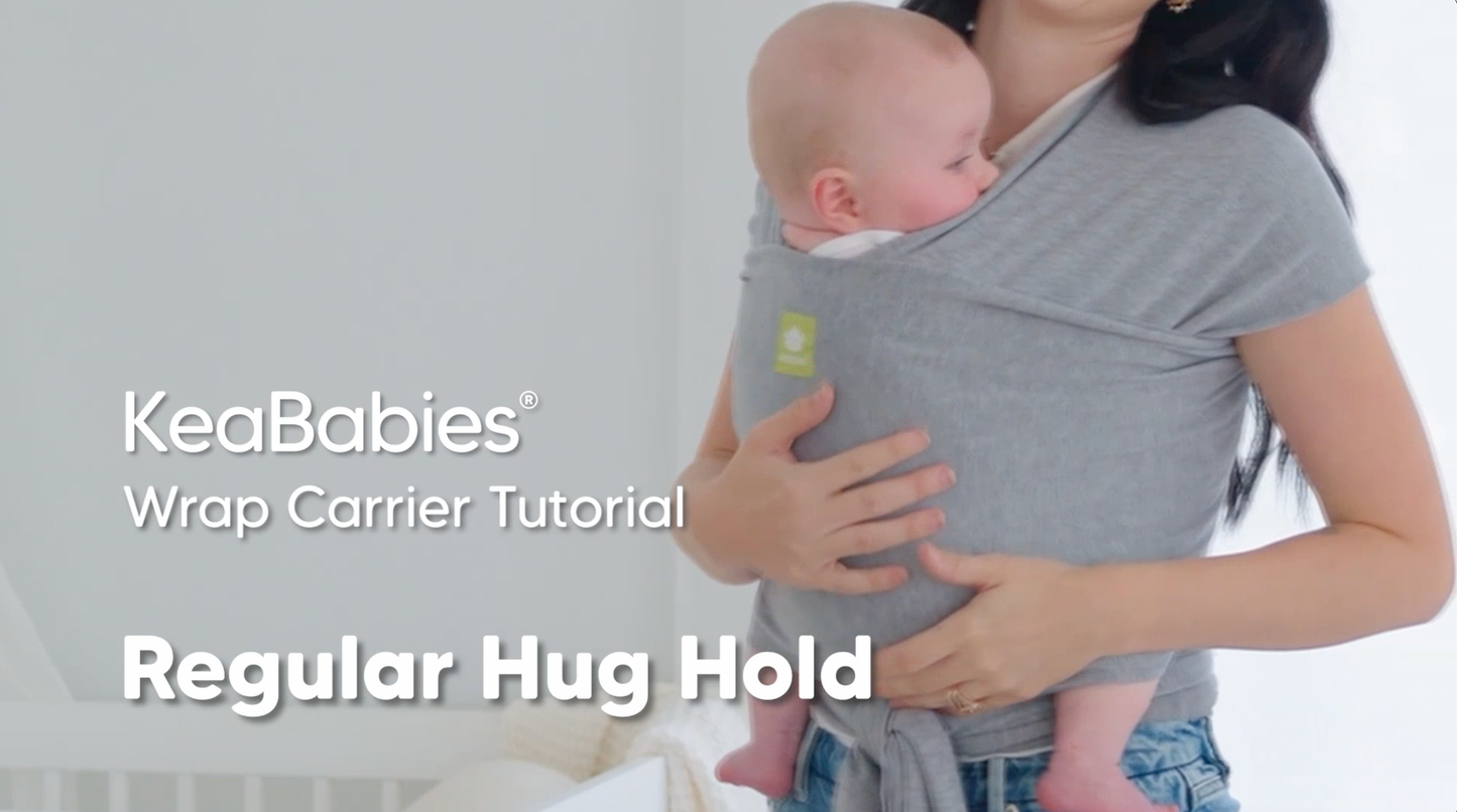 KeaBabies Baby Wrap Carrier - All in 1 Original Breathable Baby Sling, Lightweight,Hands Free Baby Carrier Sling, Baby Carrier Wrap, Baby Carriers for Newborn, Infant,Baby Wraps Carrier (Classic Gray)