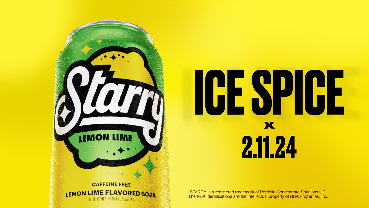 Starry Zero Sugar Lemon Lime Soda, Caffeine Free, Mini Cans, 7.5 Ounce (Pack of 10)