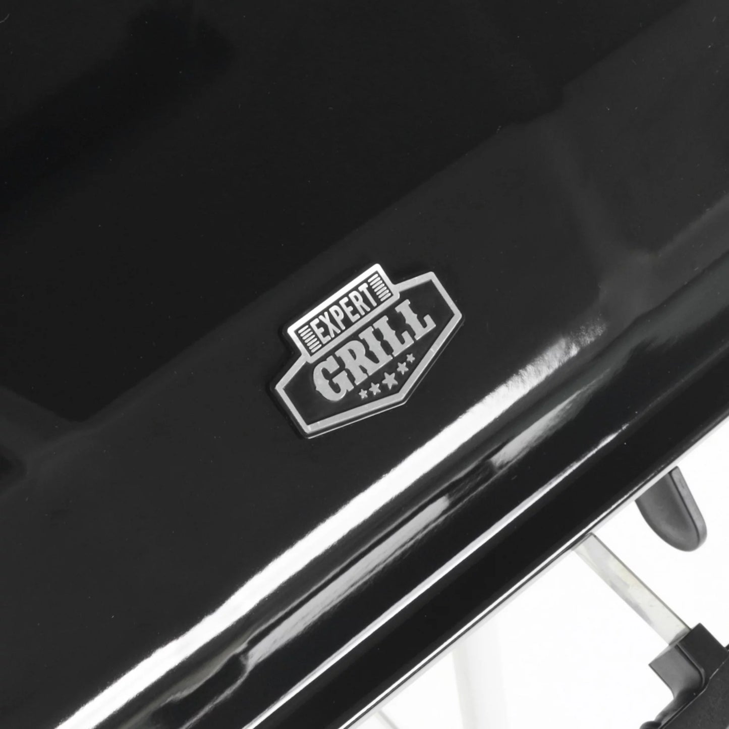 Expert Grill 17.5" Square Steel Charcoal Grill with Wheels, Black