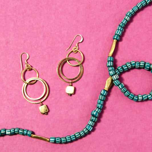 Funky Hoop Earrings