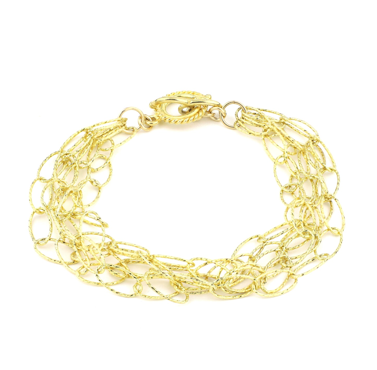Dreamcatcher 5 Strand Bracelet - Gold