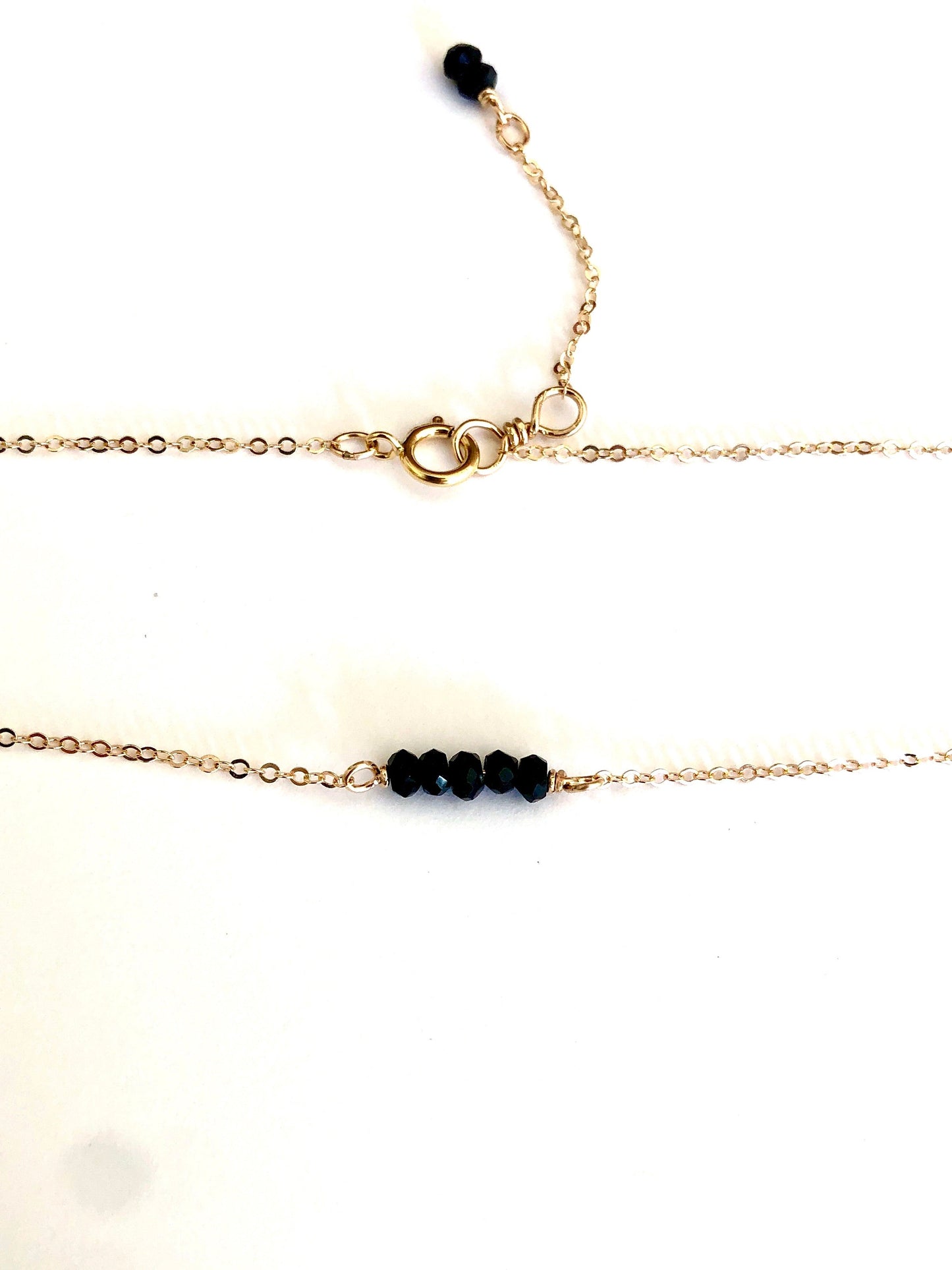 Onyx choker necklace