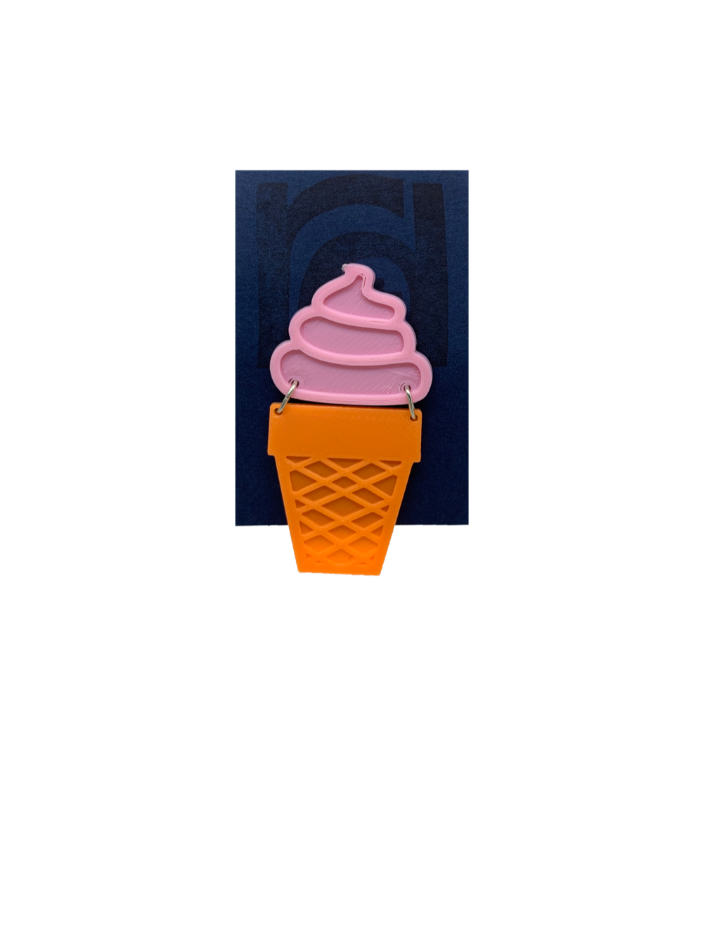 A Midsummer Ice Cream 3D Printed Pin