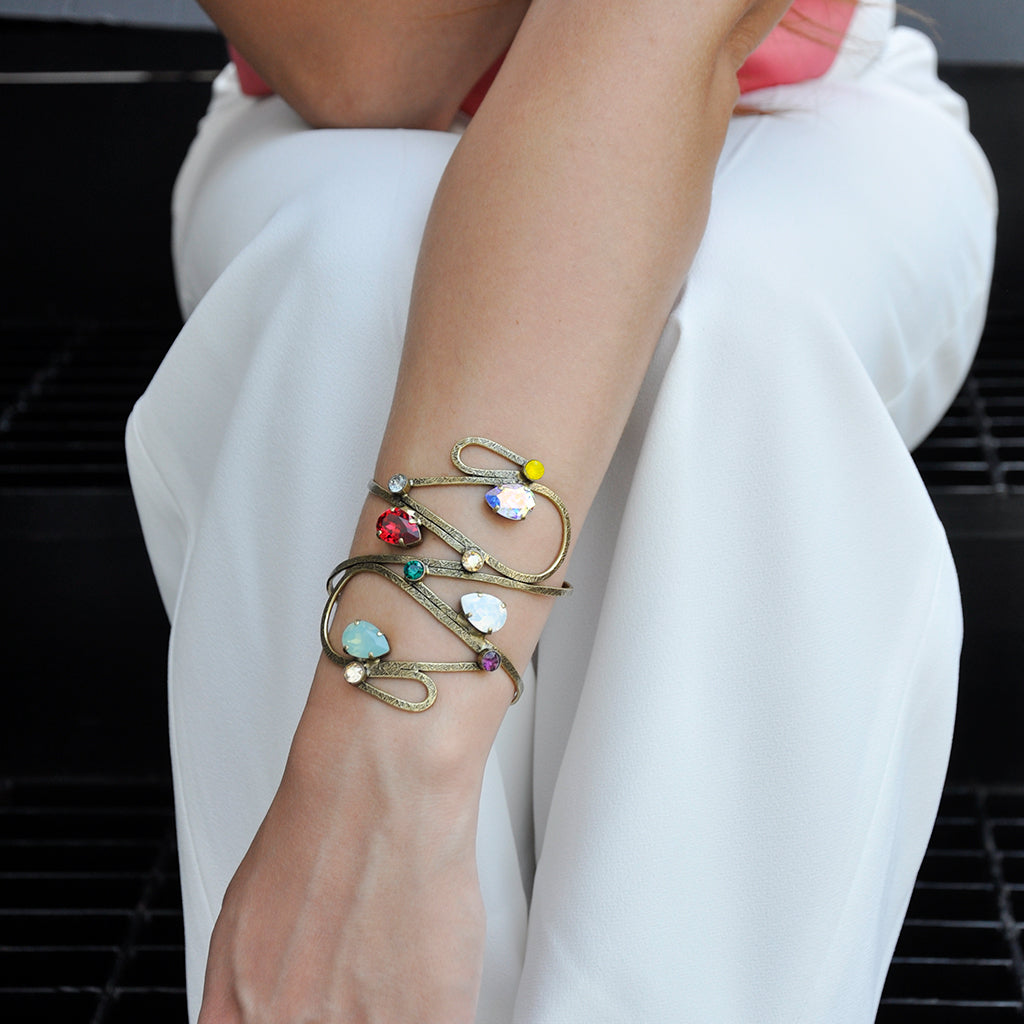 Triton Crystal Cuff