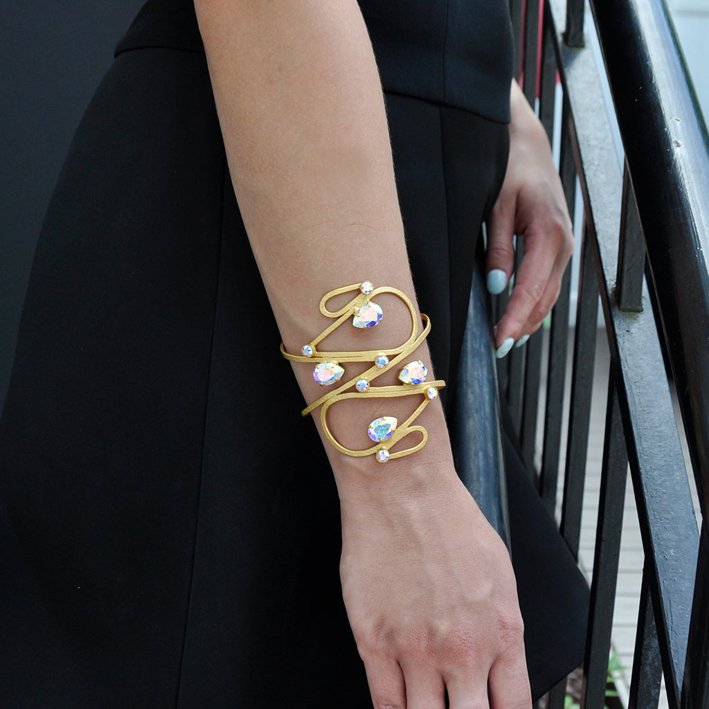 Triton Crystal Cuff