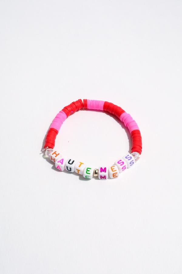 Haute Mess Colorful Inspirational Beaded Bracelet
