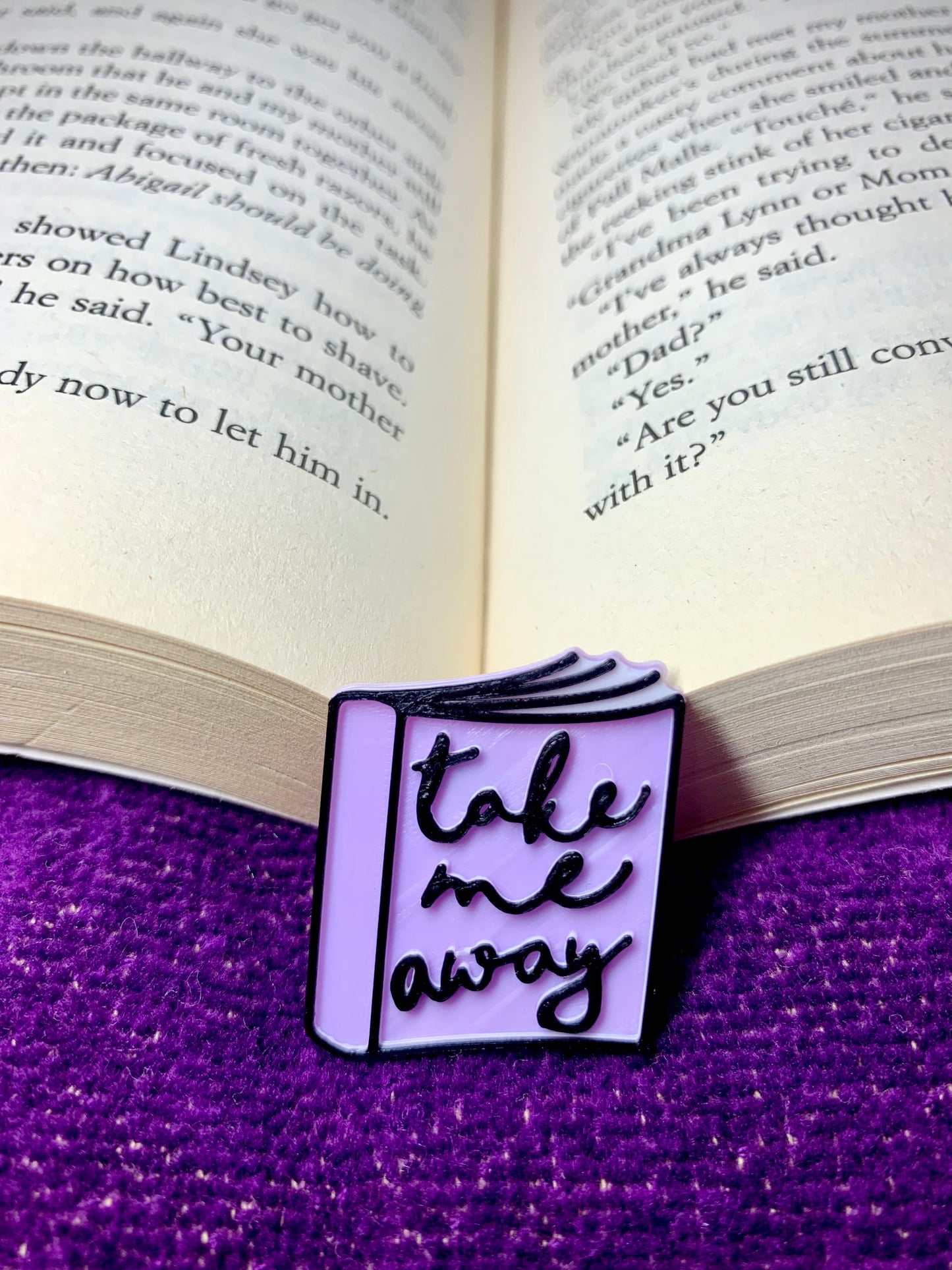 Booked My Summer Vacay 3D Printed Pin
