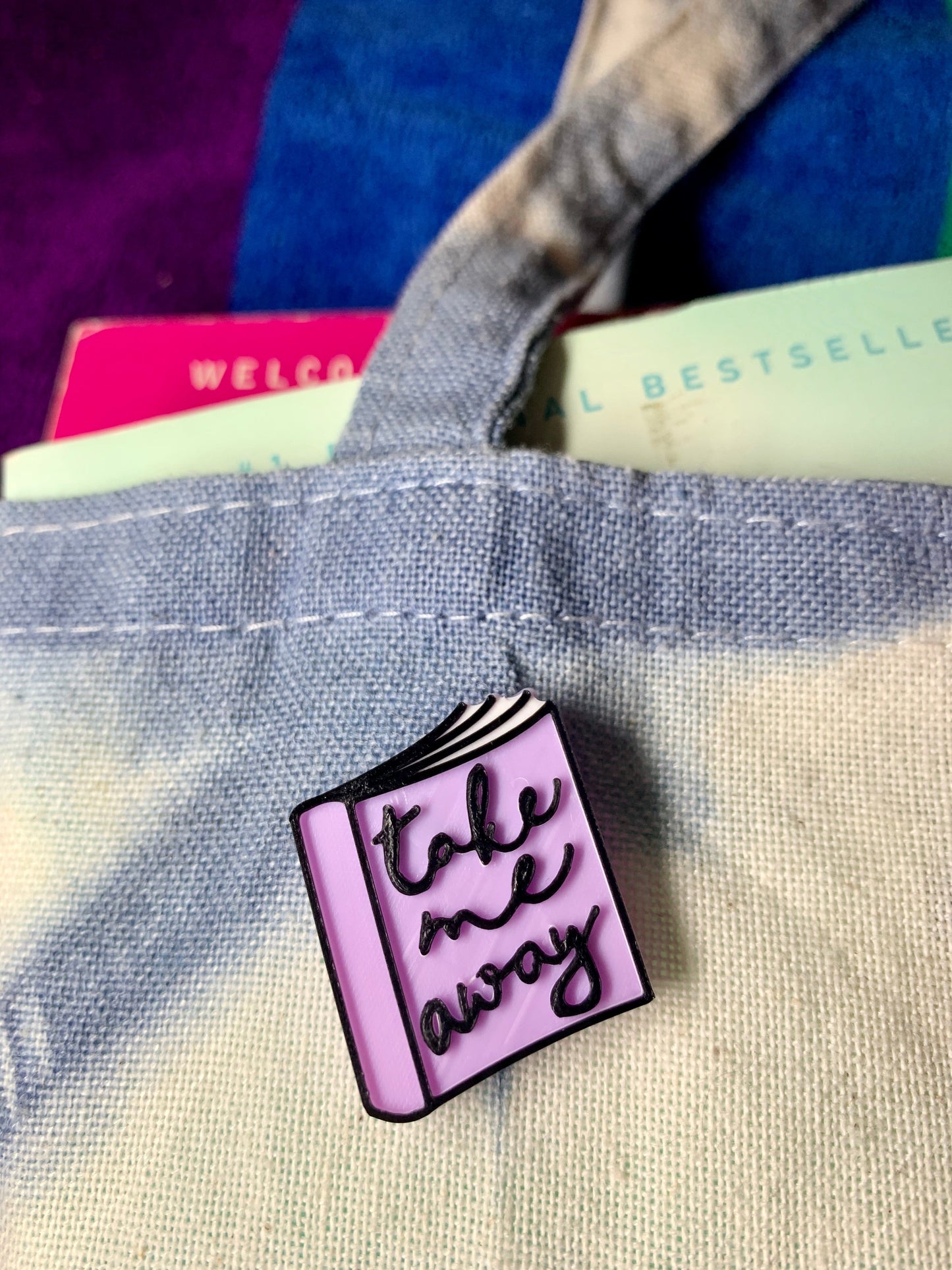 Booked My Summer Vacay 3D Printed Pin