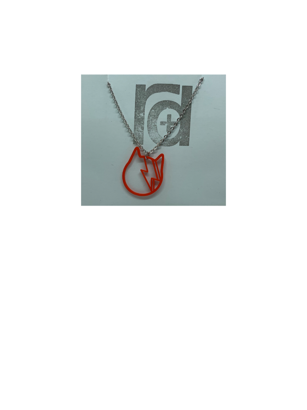 David Meowie 3D Printed Necklace