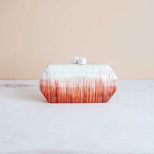 Orange Clutch Purse - Handmade Clutch | LIKHÂ