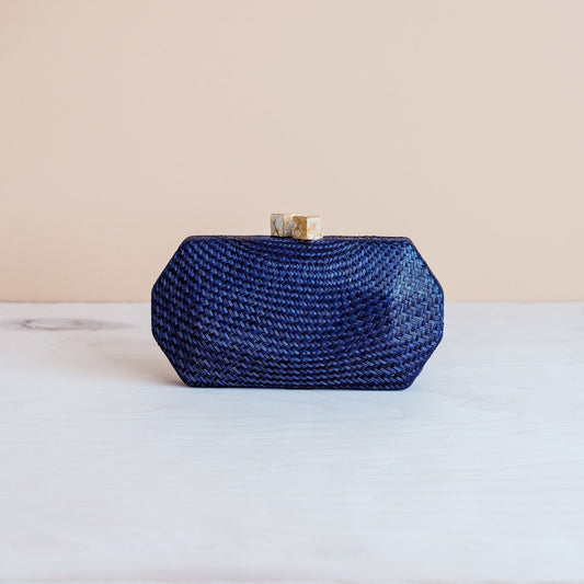 Navy Blue Clutch - Handcrafted Clutches | LIKHÂ
