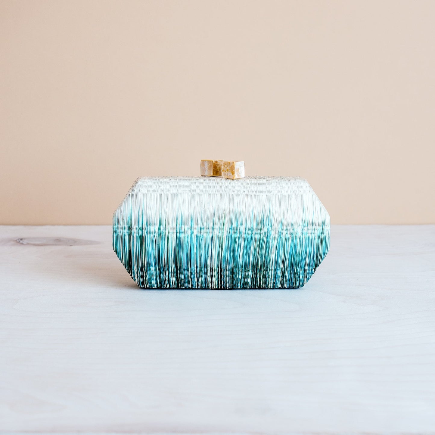 Teal Clutch Bag - Handmade Clutch | LIKHÂ