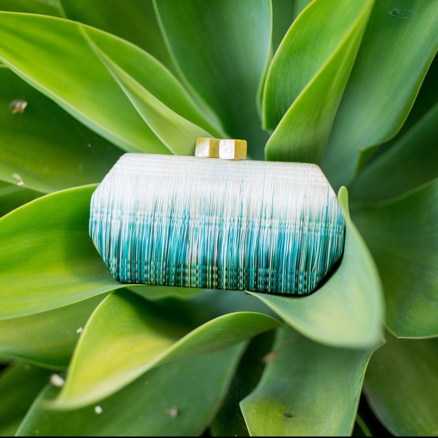 Teal Clutch Bag - Handmade Clutch | LIKHÂ