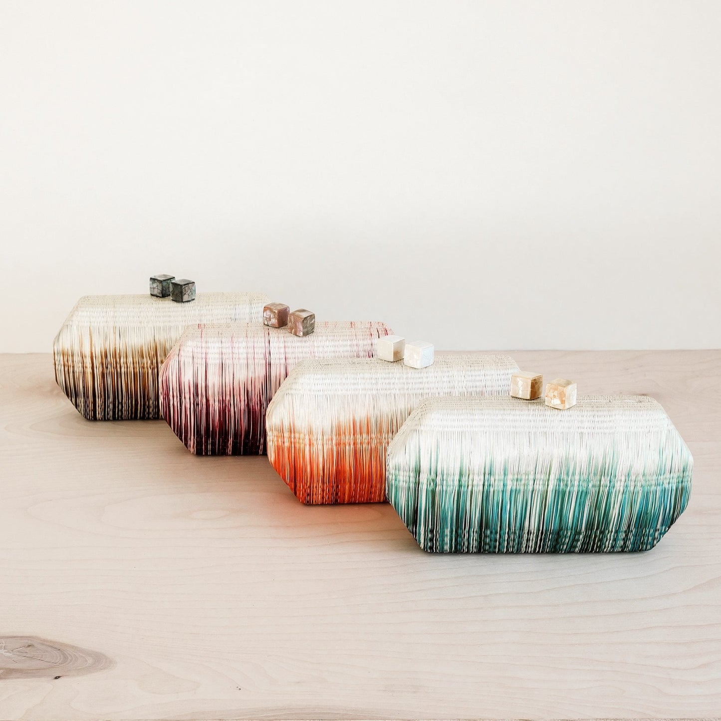 Teal Clutch Bag - Handmade Clutch | LIKHÂ