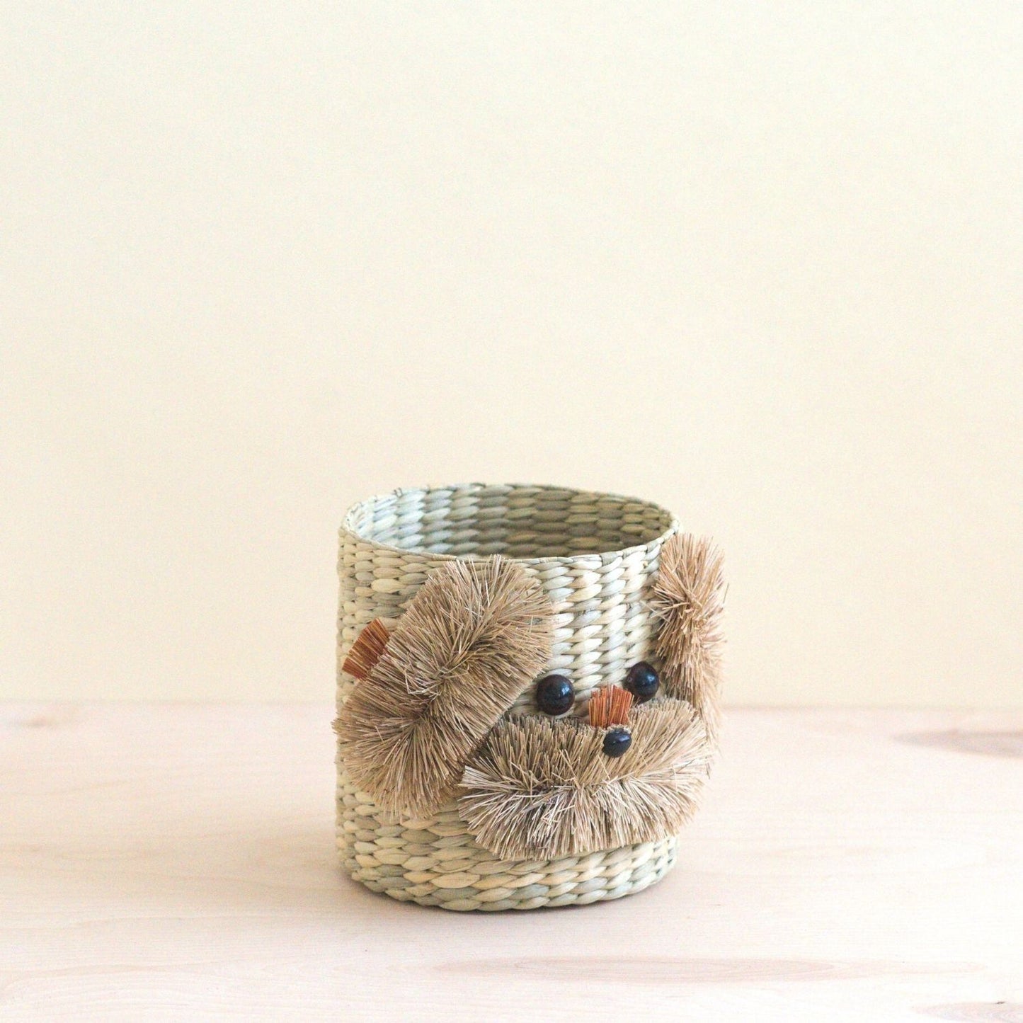 Dog 6" Seagrass Basket Planter - Planter Basket | LIKHA