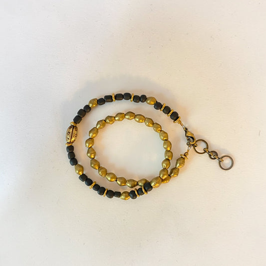 Thin Volta Bracelet Black