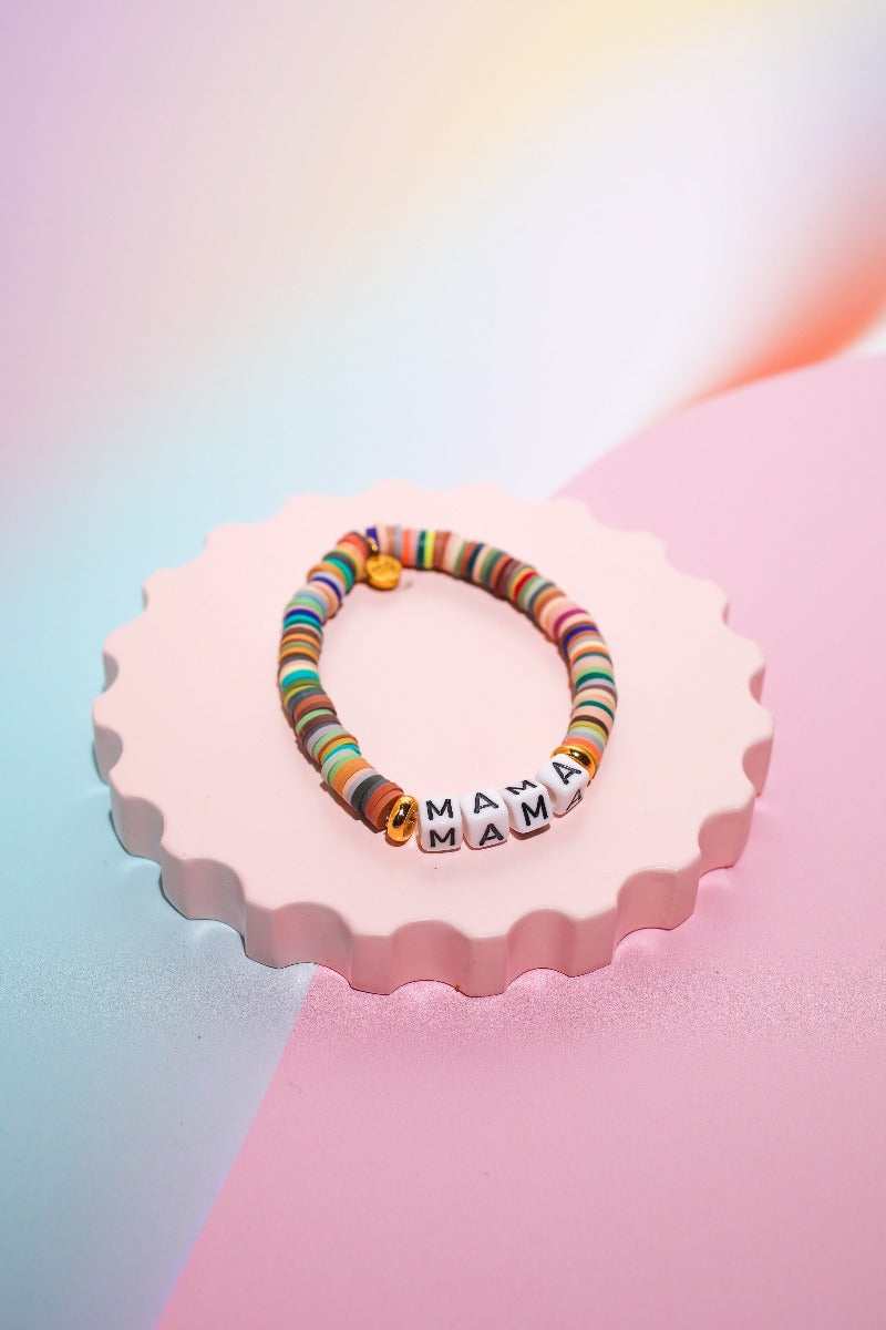 Mama Inspirational Beaded Bracelet