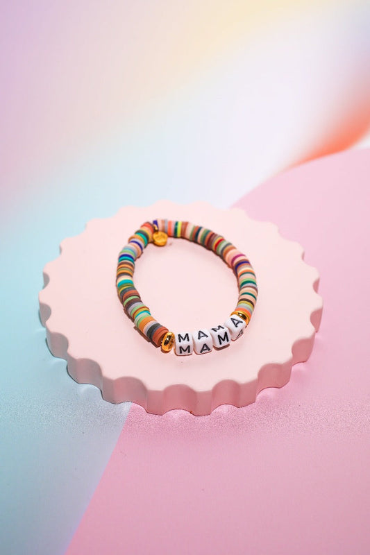 Mama Inspirational Beaded Bracelet