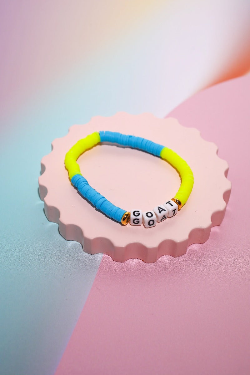 GOAT Inspirational Beaded Bracelet