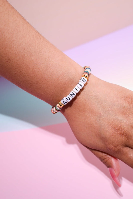 Auntie Inspirational Beaded Bracelet