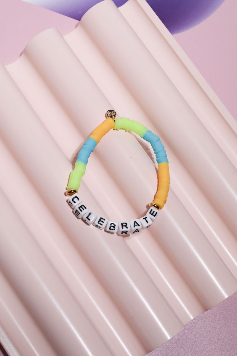 Celebrate Inspirational Beaded Bracelet