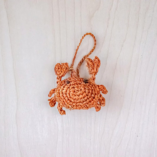 Crab Keychain - Crochet Animal Bag Charms | LIKHA