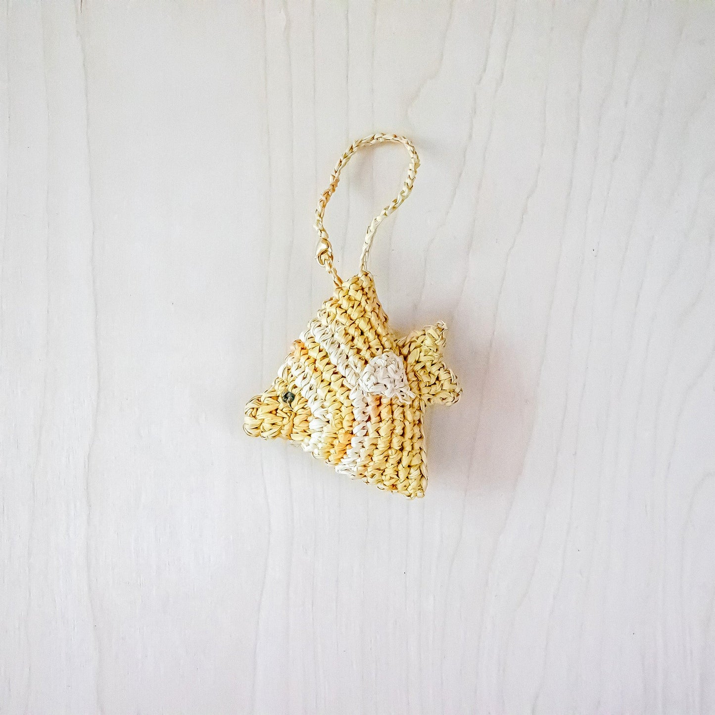 Fish Bag Charm - Raffia Bag Accessories | LIKHA