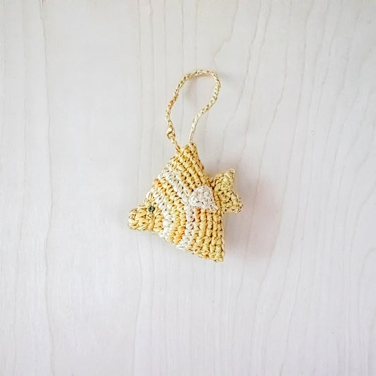 Fish Bag Charm - Raffia Bag Accessories | LIKHA