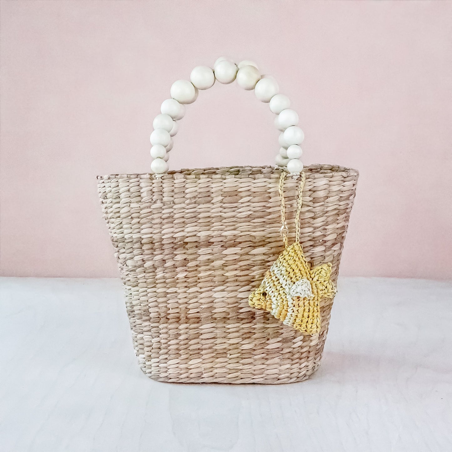 Fish Bag Charm - Raffia Bag Accessories | LIKHA