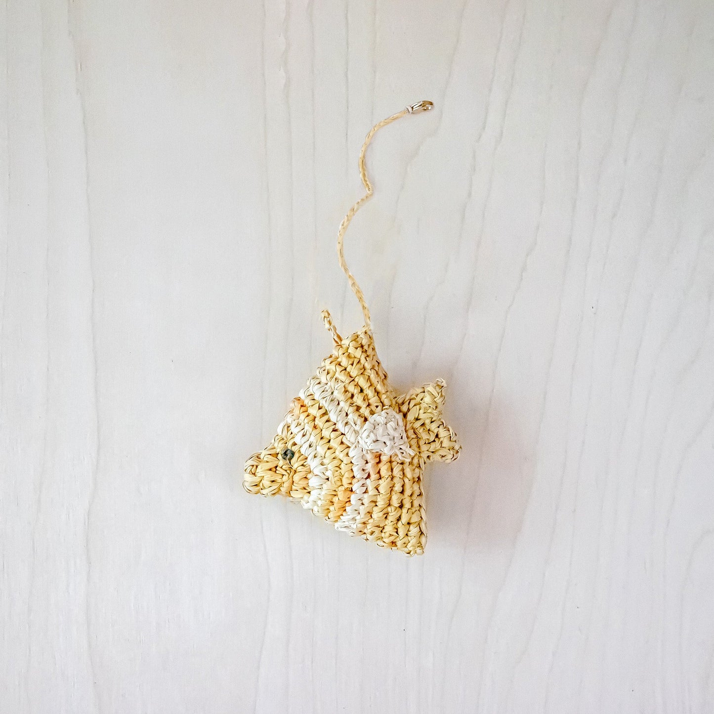 Fish Bag Charm - Raffia Bag Accessories | LIKHA