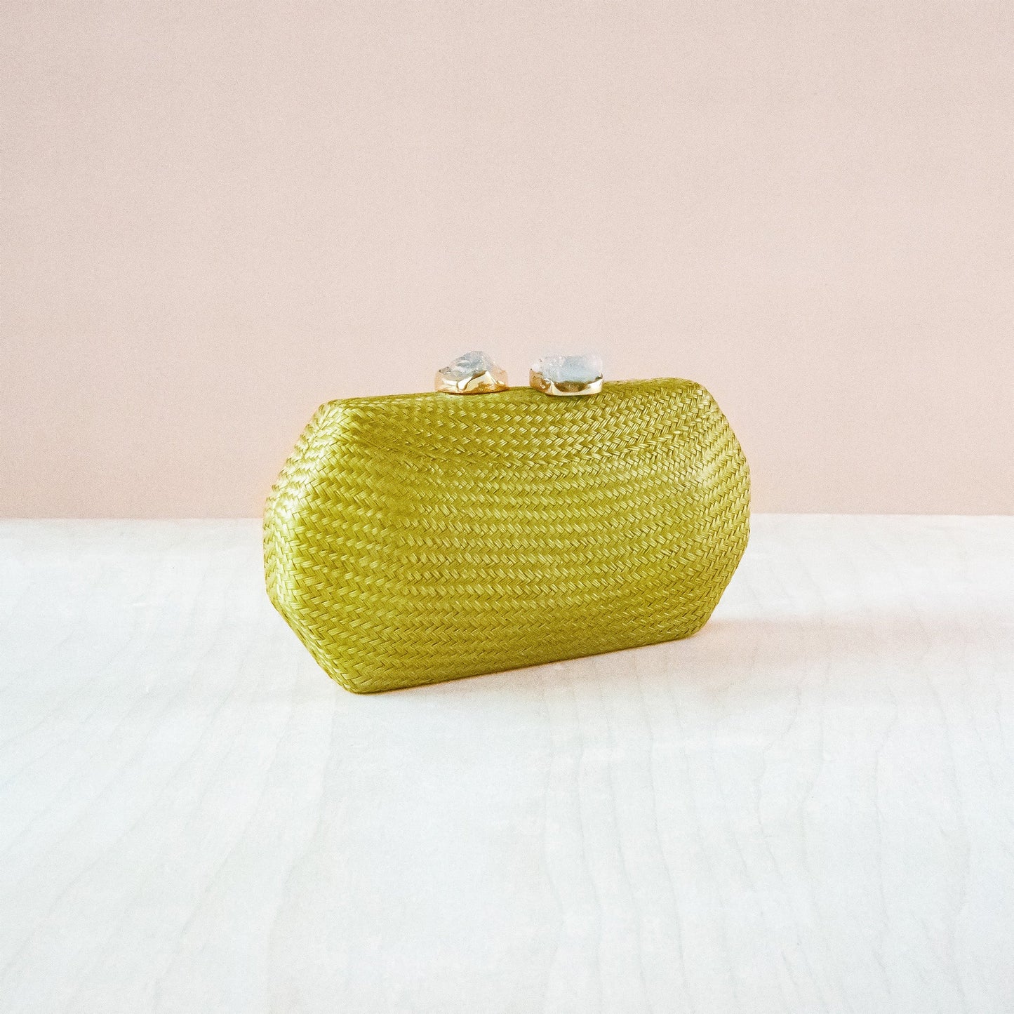Matcha Clutch Purse - Straw Clutch | LIKHA