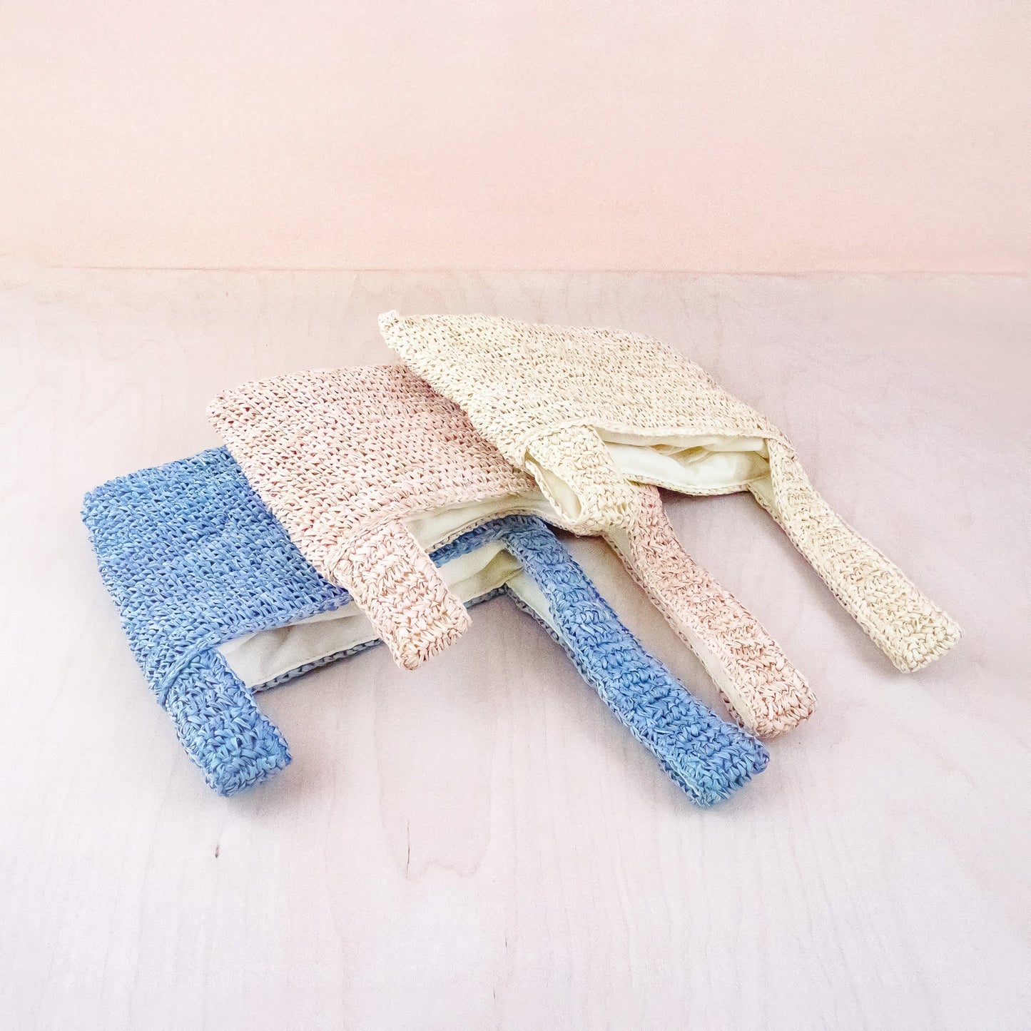 Natural Crochet Japanese Knot Bag - Wrist Bag | LIKHA