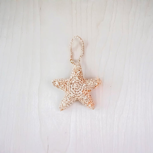 Starfish Bag Charm - Crochet Bag Accessories | LIKHA