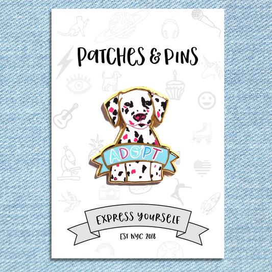 Adopt Enamel Pin