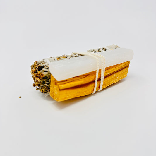 selenite cleansing trio