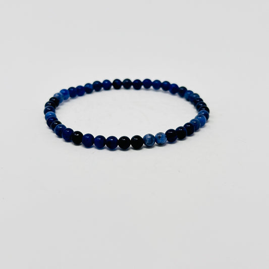 lapis gemstone bracelet