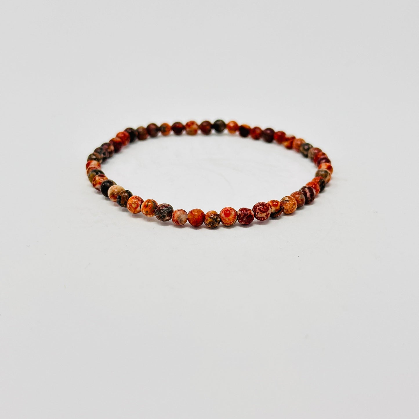red leopard jasper bracelet