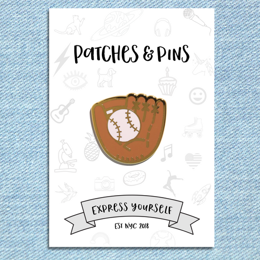 Baseball Glove Enamel Pin