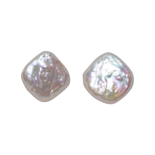 Baroque Pearl Accent Studs