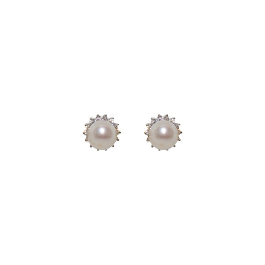 Silver Sparkle Studs
