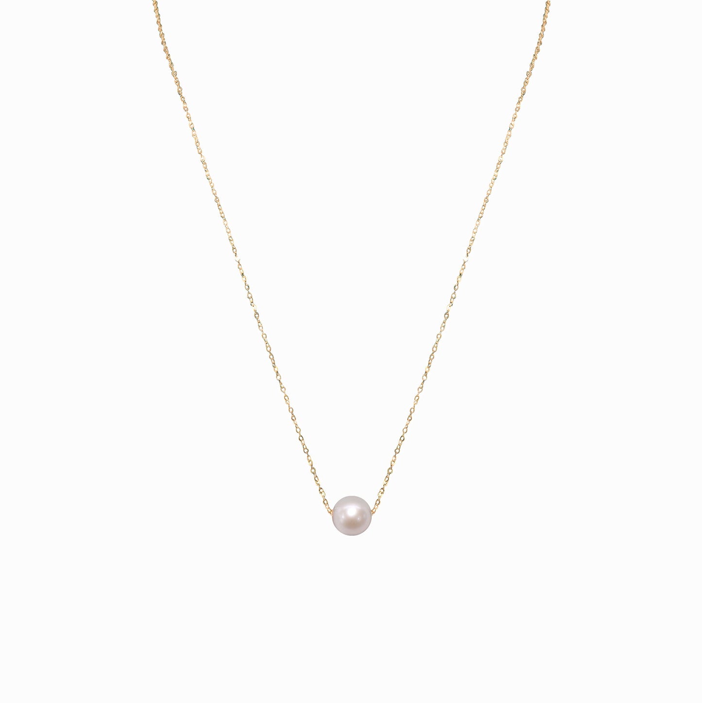 7mm Gold-Filled Pearl Necklace