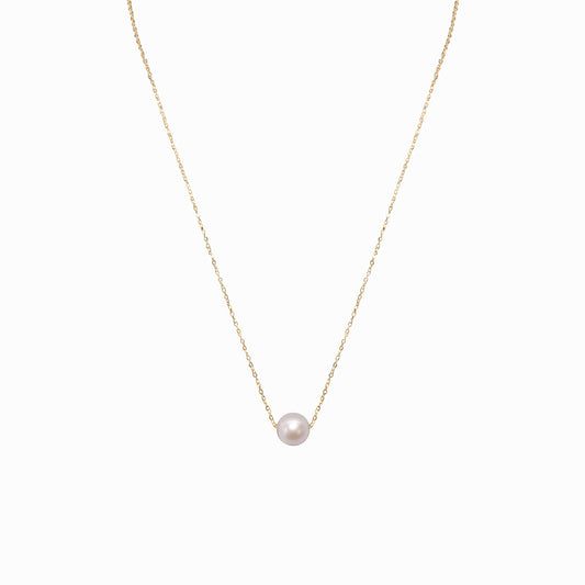 7mm Gold-Filled Pearl Necklace