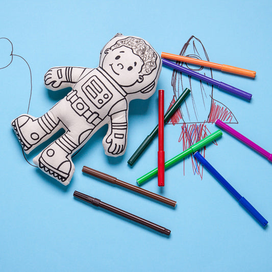Boy Astronaut with Mini Space Pack